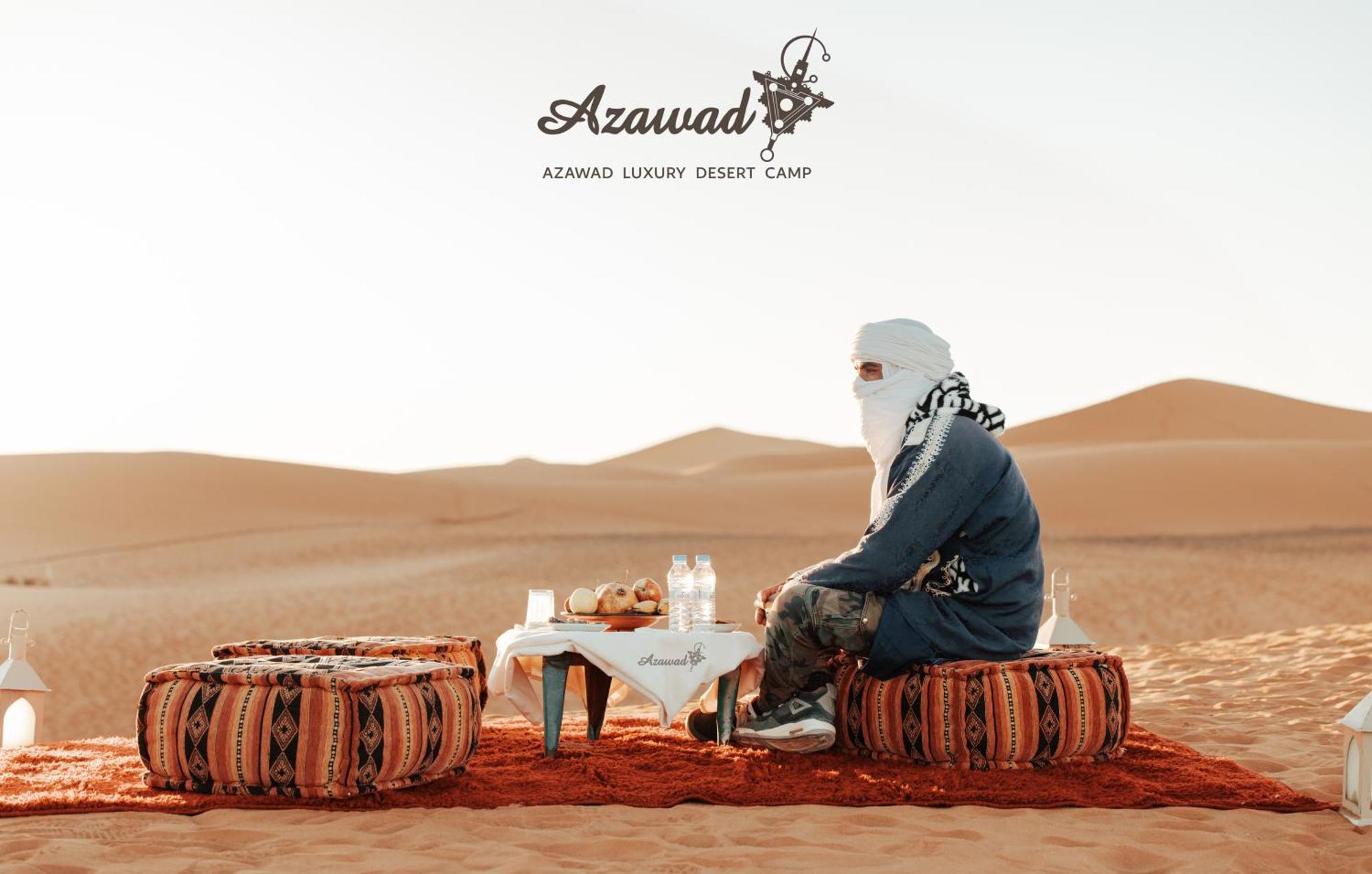 阿扎瓦德豪华沙漠露营地 梅尔祖卡 外观 照片